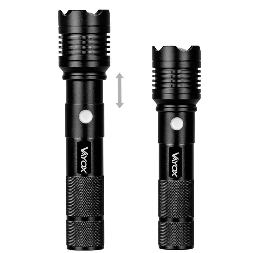 Genopladelig LED lommelygte LED/10W/5V IPX4 800 skinnende 1200 mAh