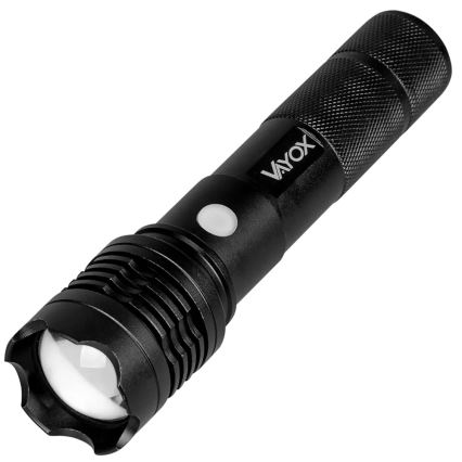 Genopladelig LED lommelygte LED/10W/5V IPX4 800 skinnende 1200 mAh