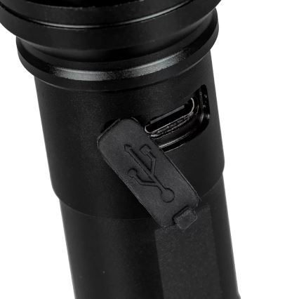 Genopladelig LED lommelygte LED/10W/5V IPX4 800 skinnende 1200 mAh