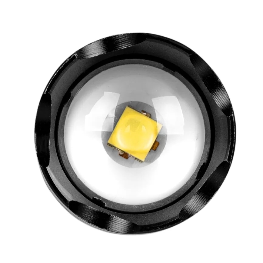 Genopladelig LED lommelygte LED/10W/5V IPX4 800 skinnende 1200 mAh