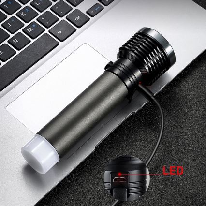 Genopladelig LED lommelygte LED/4,5W/3,7V 1200 mAh