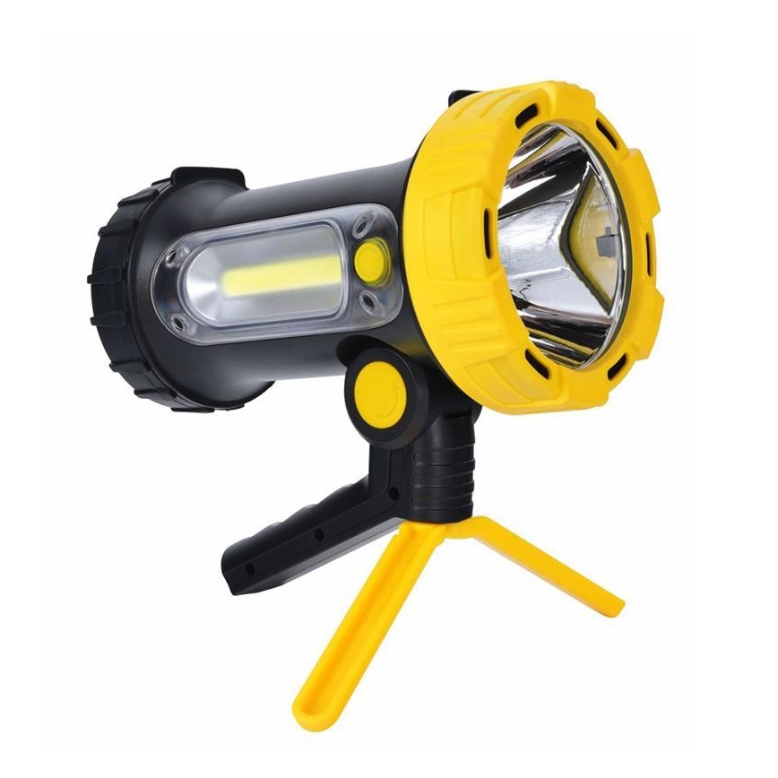 Genopladelig LED lommelygte LED/5W/4000 mAh + LED/3W