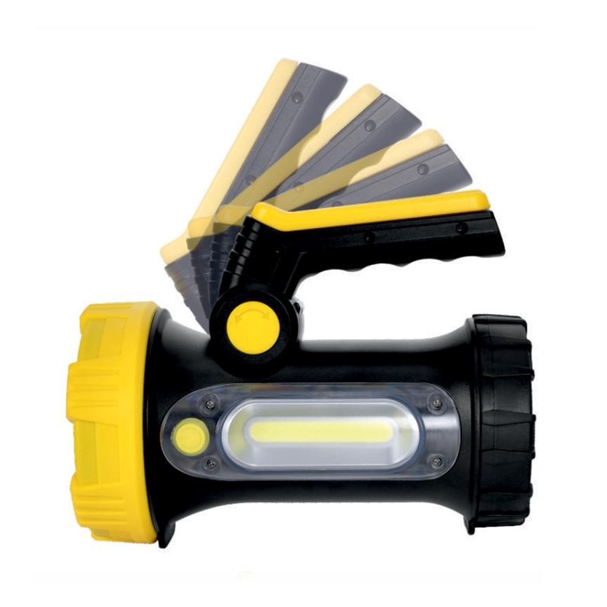 Genopladelig LED lommelygte LED/5W/4000 mAh + LED/3W