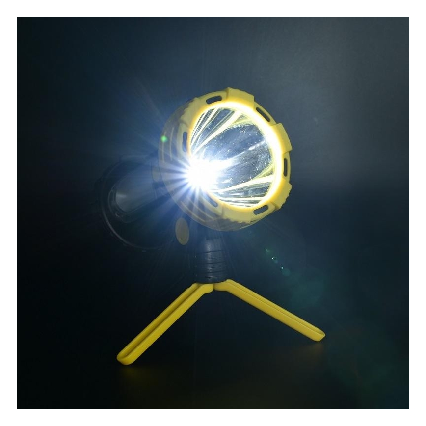 Genopladelig LED lommelygte LED/5W/4000 mAh + LED/3W