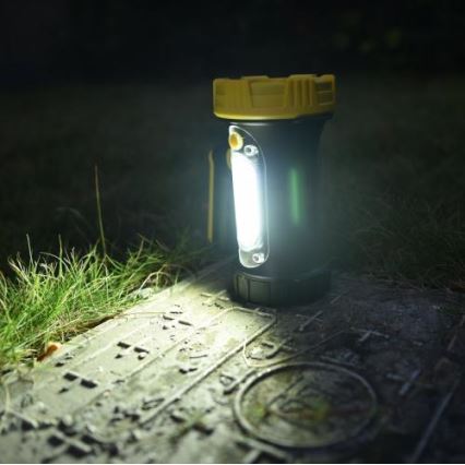 Genopladelig LED lommelygte LED/5W/4000 mAh + LED/3W