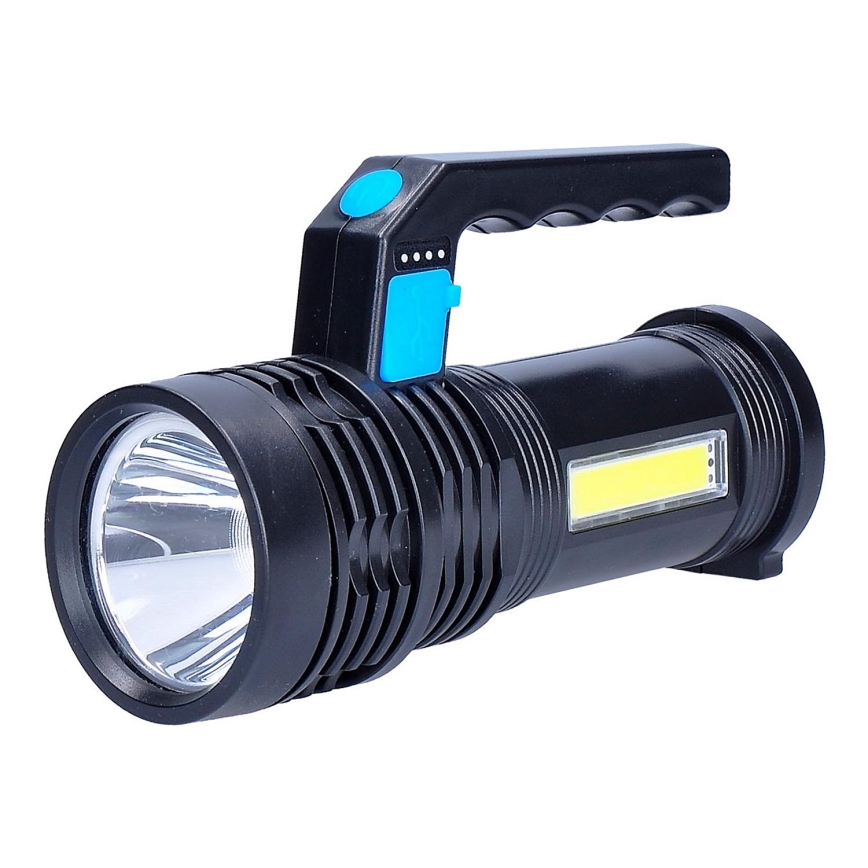 Genopladelig LED lommelygte LED/6W/800 mAh 3,7V IP44