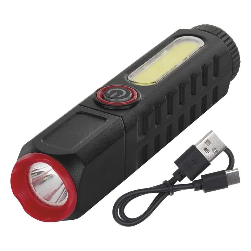 Genopladelig LED lommelygte LED/USB/3,7V 120 lm 400 mAh