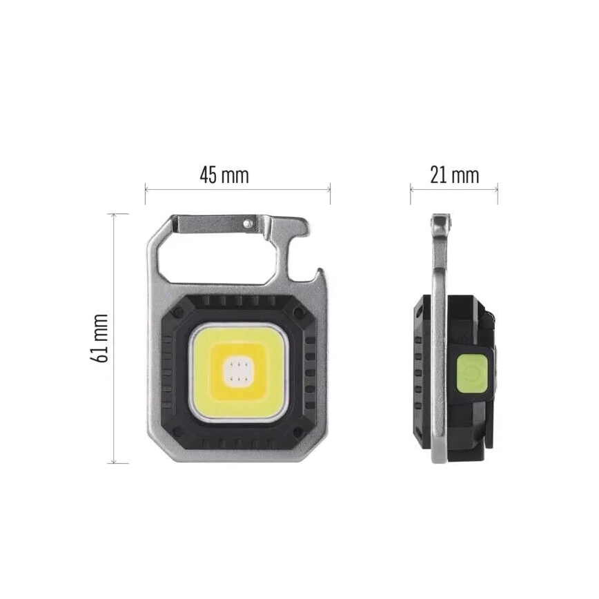 Genopladelig LED lommelygte LED/USB/3,7V 750 lm 500 mAh