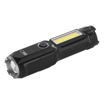 Genopladelig LED lommelygte LED/USB/3,7V IP44 150 lm 1200mAh