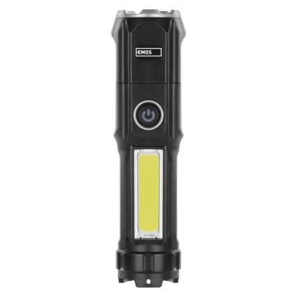 Genopladelig LED lommelygte LED/USB/3,7V IP44 150 lm 1200mAh