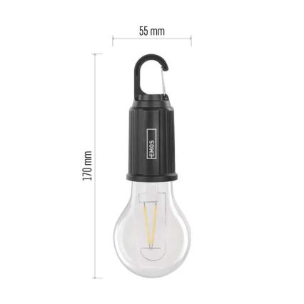 Genopladelig LED lommelygte LED/USB IP44 90 lm 400mAh