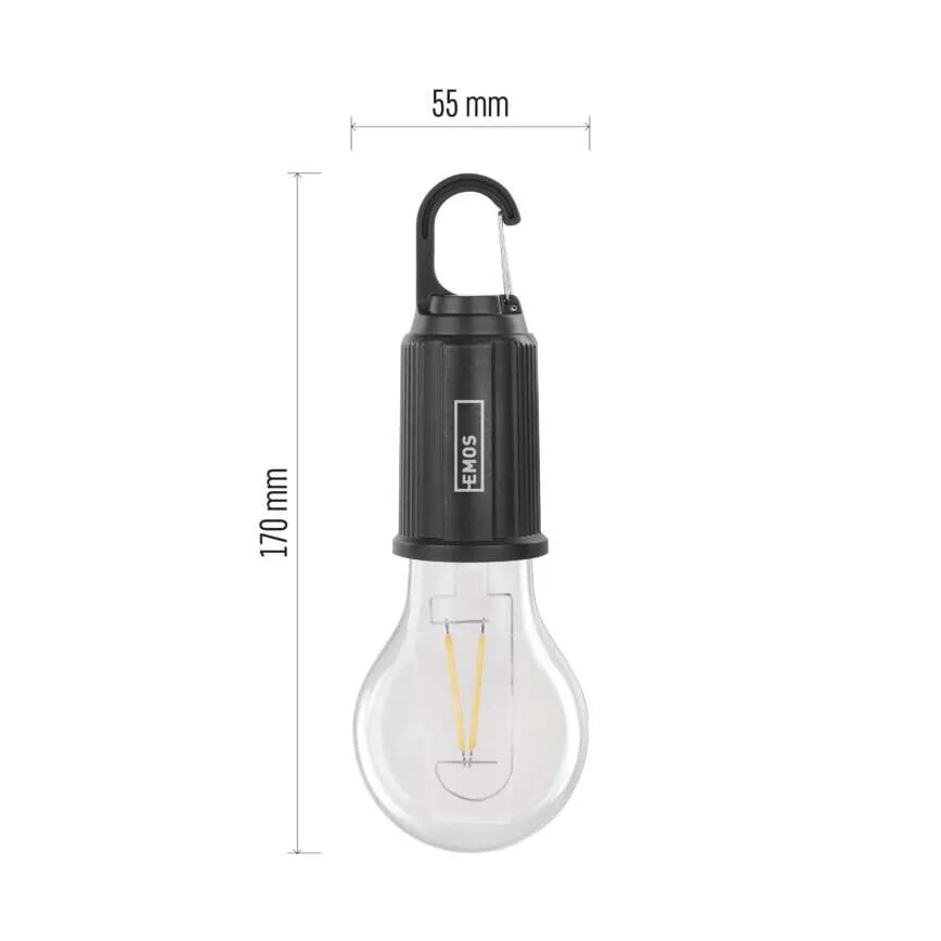 Genopladelig LED lommelygte LED/USB IP44 90 lm 400mAh