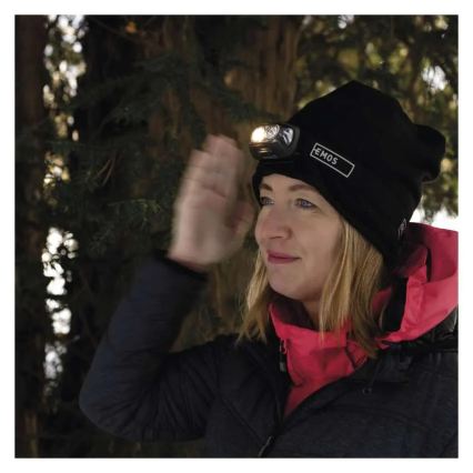 Genopladelig LED-pandelampe LED/USB 1200 mAh