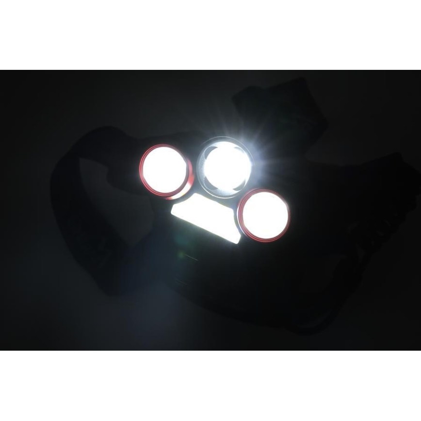 Genopladelig LED pandelampe LED/USB 670lm