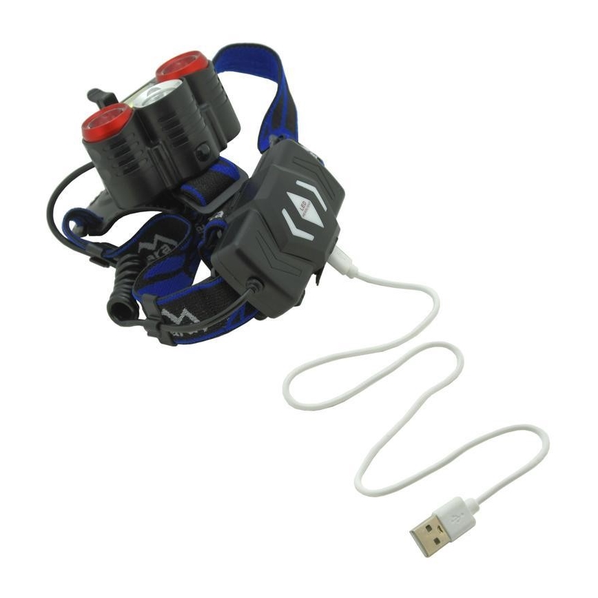 Genopladelig LED pandelampe LED/USB 670lm