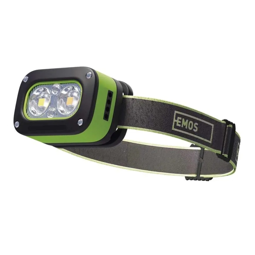 Genopladelig LED-pandelampe LED/USB IP43 800 mAh