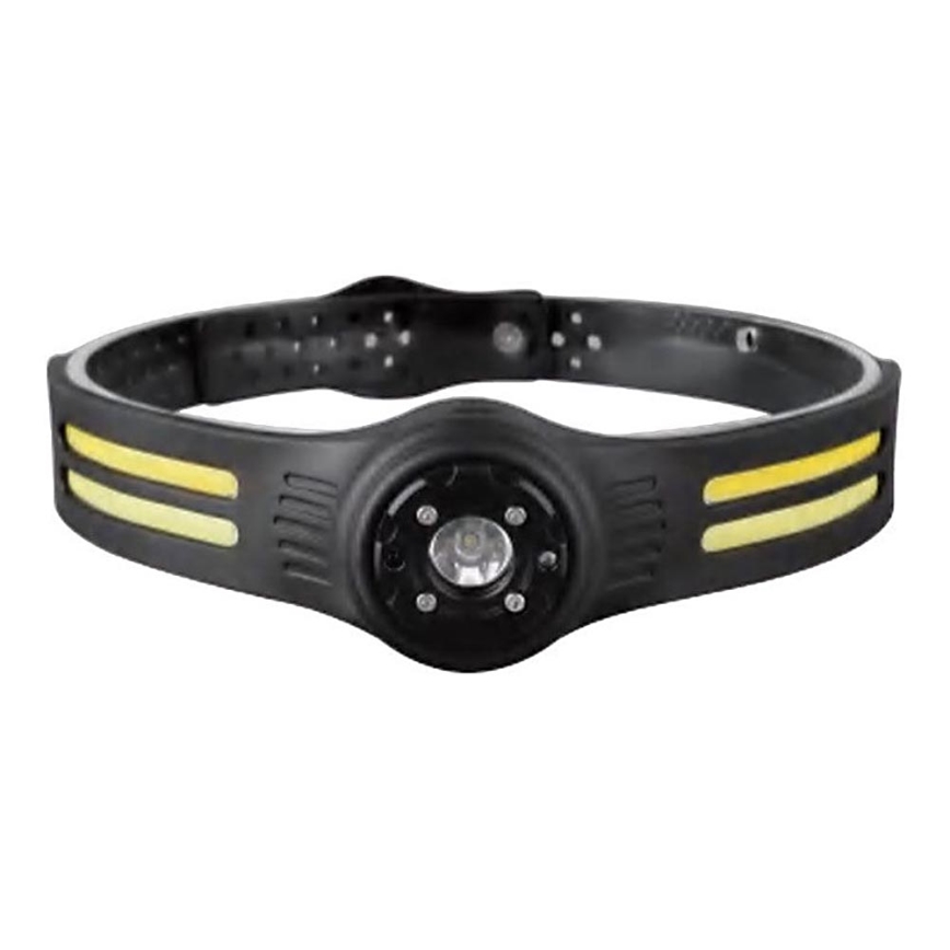 Genopladelig LED pandelampe med rødt lys USB LED/3W/5V IP43 470 skinnende 5 timer 650 mAh
