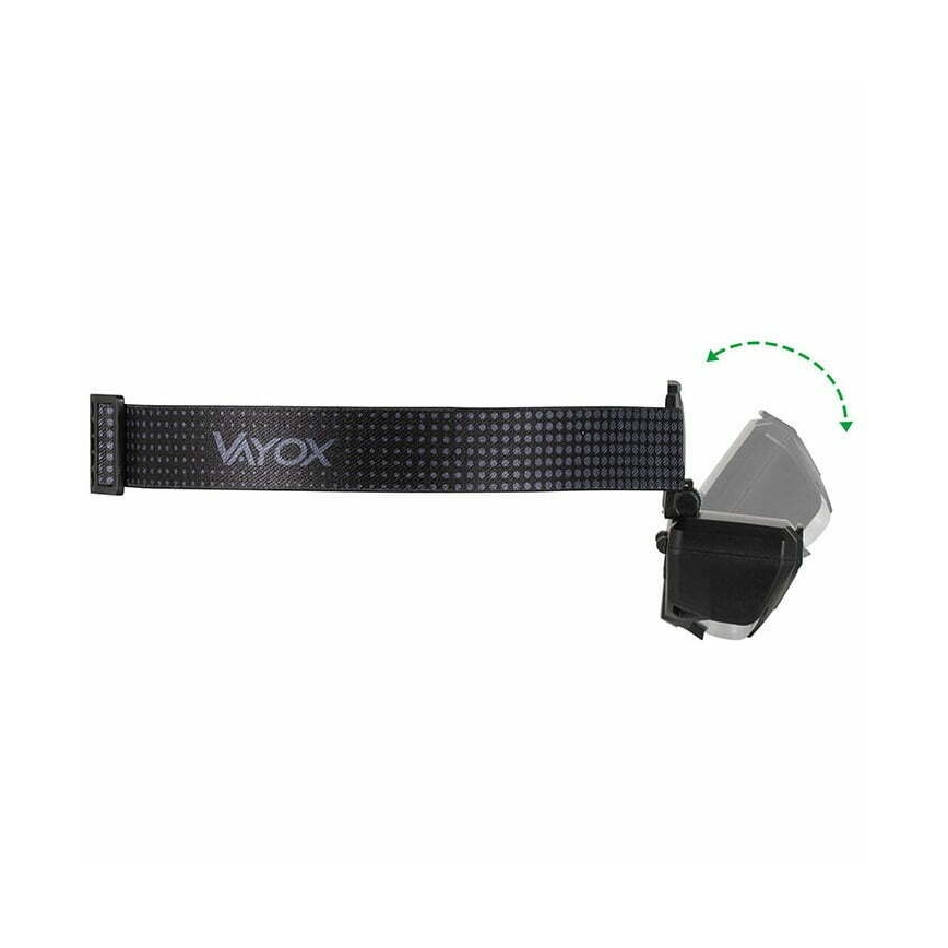 LED Dæmpbar genopladelig pandelampe med sensor og rødt lys 2xLED/5W/5V/3xAAA IP65 500 skinnende 1200 mAh