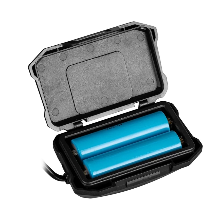 LED Dæmpbar genopladelig pandelampe med sensor med powerbank-funktion og rødt lys LED/10W/5V IP44 1200 skinnende 4000 mAh