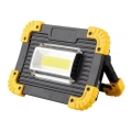 Genopladelig LED projektør LED/10W/4000 mAh 3xAA
