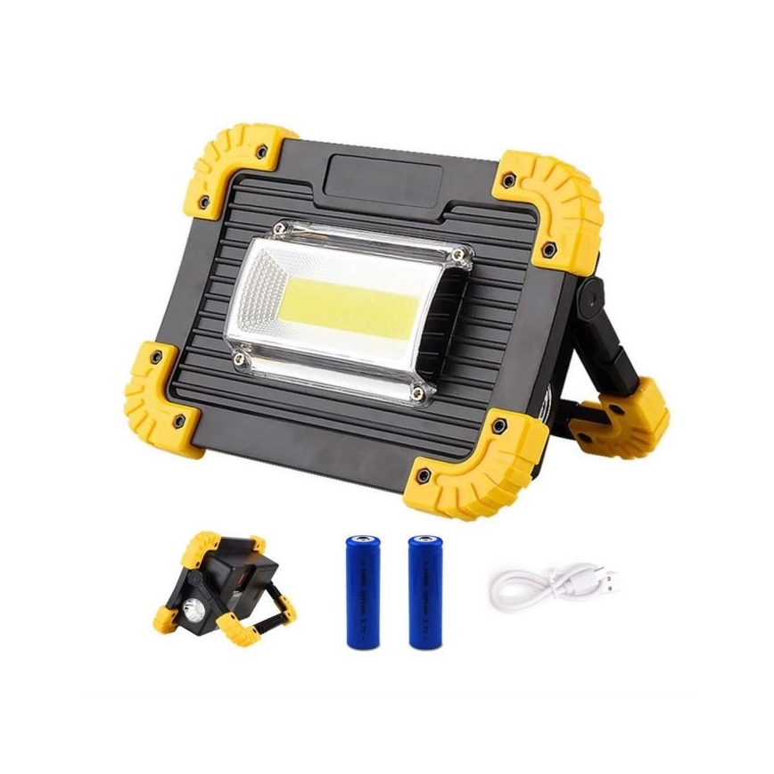 Genopladelig LED projektør LED/10W/4000 mAh