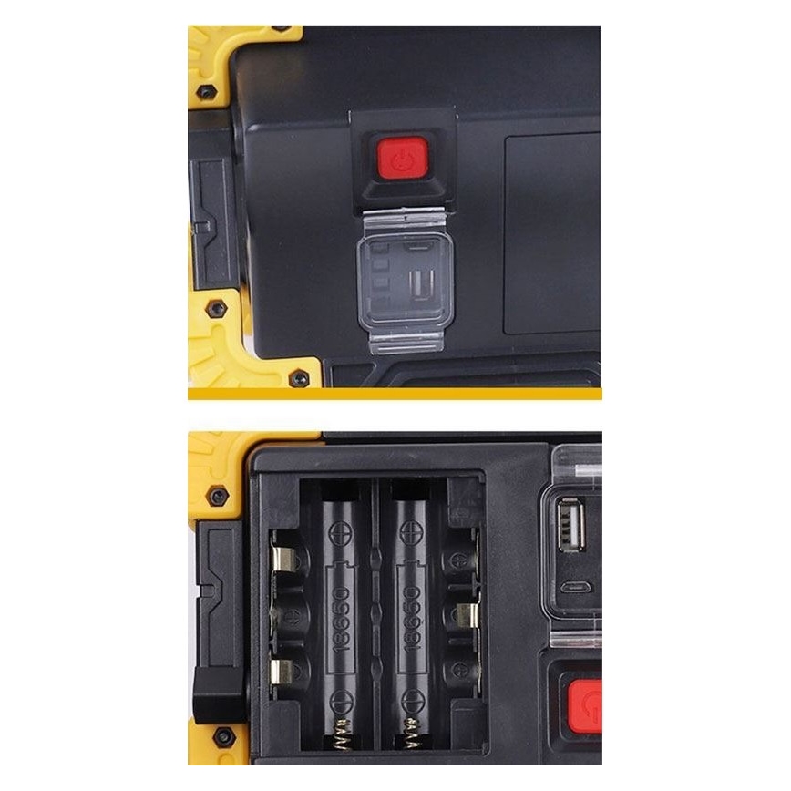 Genopladelig LED projektør LED/10W/4000 mAh