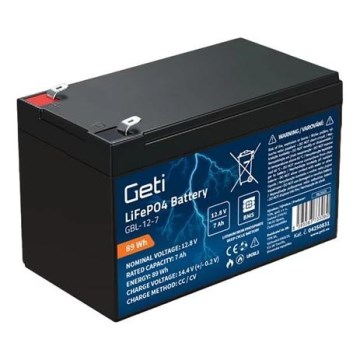 Genopladeligt LiFePO4-batteri 12,8V/7Ah