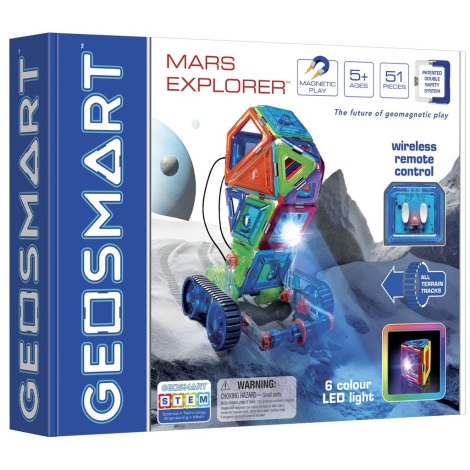 GeoSmart - Magnetisk byggesæt Mars Explorer 51 stk.