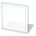 Glas under pejs 1000x1000x8 mm firkantet