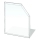 Glas under pejs 1250x1250x8 mm affaset firkant