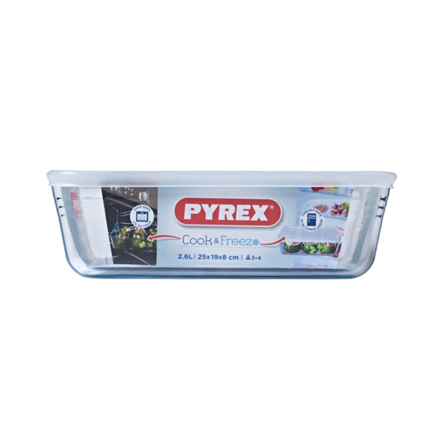 Glasbeholder til madvarer PYREX 2,6 l