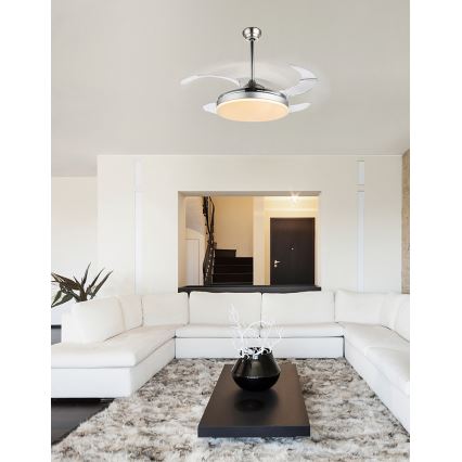 Globo - LED loftsventilator med fjernbetjening LED/36W/230V