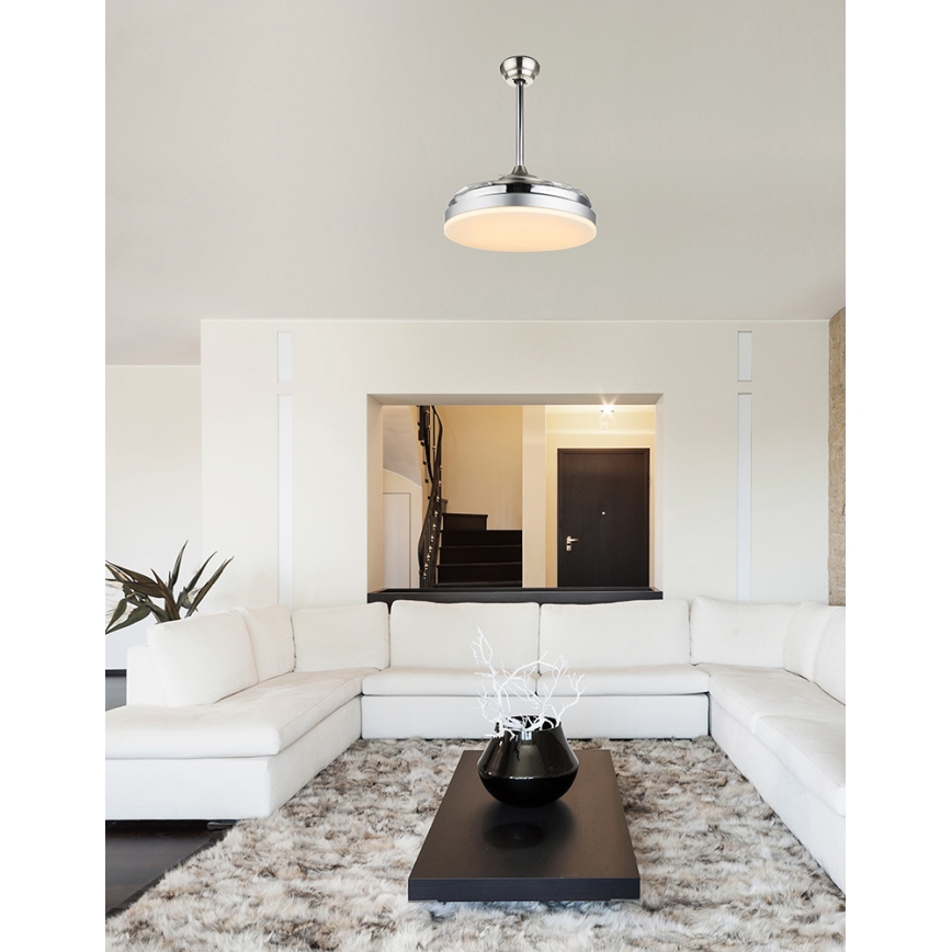 Globo - LED loftsventilator med fjernbetjening LED/36W/230V