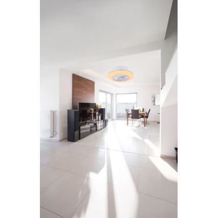 Globo - LED Loftlampe med ventilator dæmpbar LED/40W/230V 3000-6000K + fjernbetjening