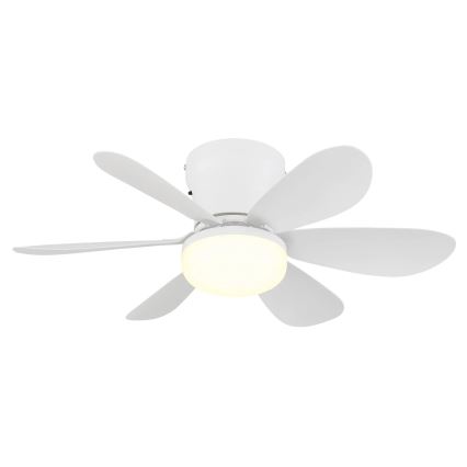 Globo - LED dæmpbar loftventilator LED/5W/230V 2700-6500K hvid + fjernbetjening
