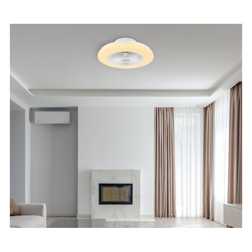 Globo - LED Loftlampe med ventilator dæmpbar LED/30W/230V 3000-6500K + fjernbetjening