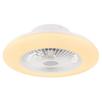 Globo - LED Loftlampe med ventilator dæmpbar LED/30W/230V 3000-6500K + fjernbetjening