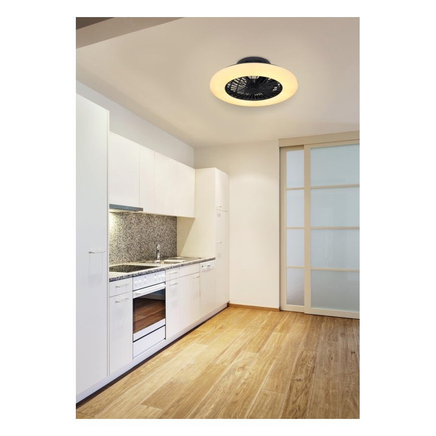 Globo - LED Loftlampe med ventilator dæmpbar LED/30W/230V 3000-6500K + fjernbetjening