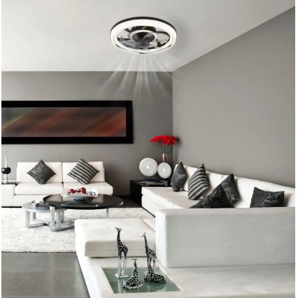 Globo - LED dæmpbar loftventilator LED/30W/230V 2700-6000K + fjernbetjening