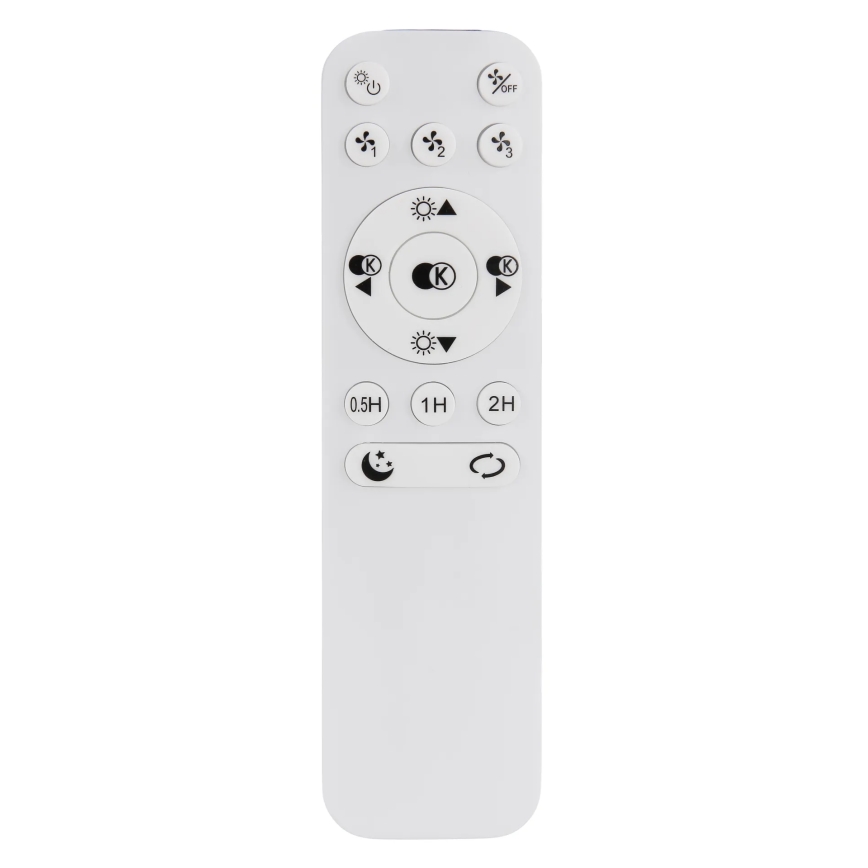 Globo - LED Dæmpbar loftventilator LED/40W/230V 3000-6500K sort + fjernbetjening