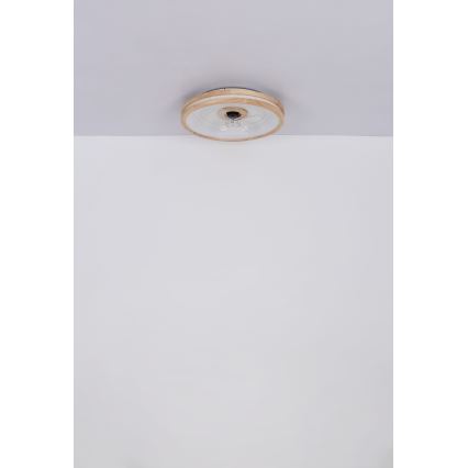 Globo - LED Loftlampe med ventilator dæmpbar LED/30W/230V 2700-6500K brun + fjernbetjening