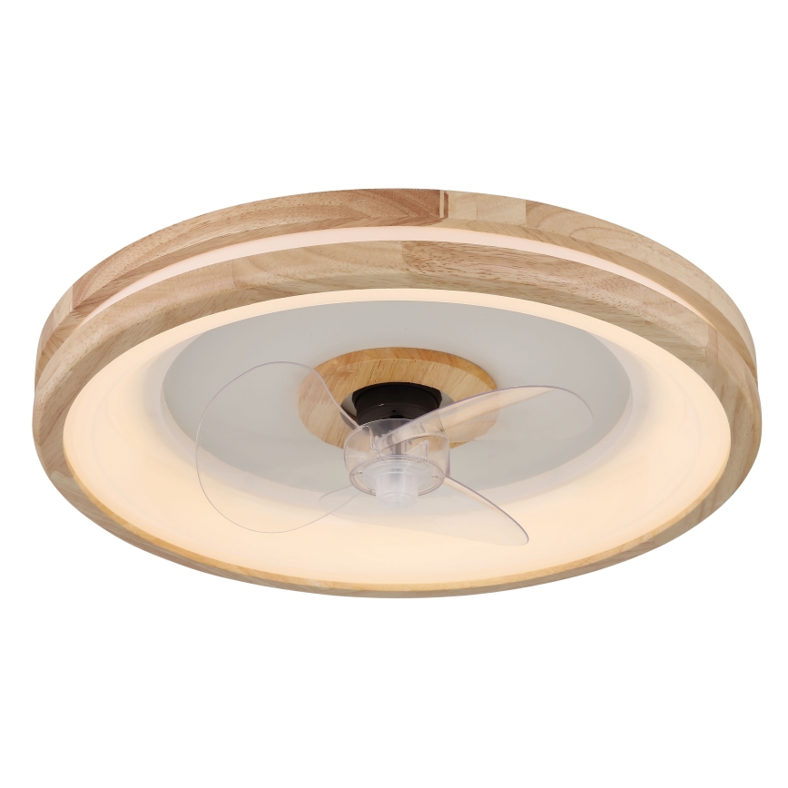 Globo - LED Loftlampe med ventilator dæmpbar LED/30W/230V 2700-6500K brun + fjernbetjening