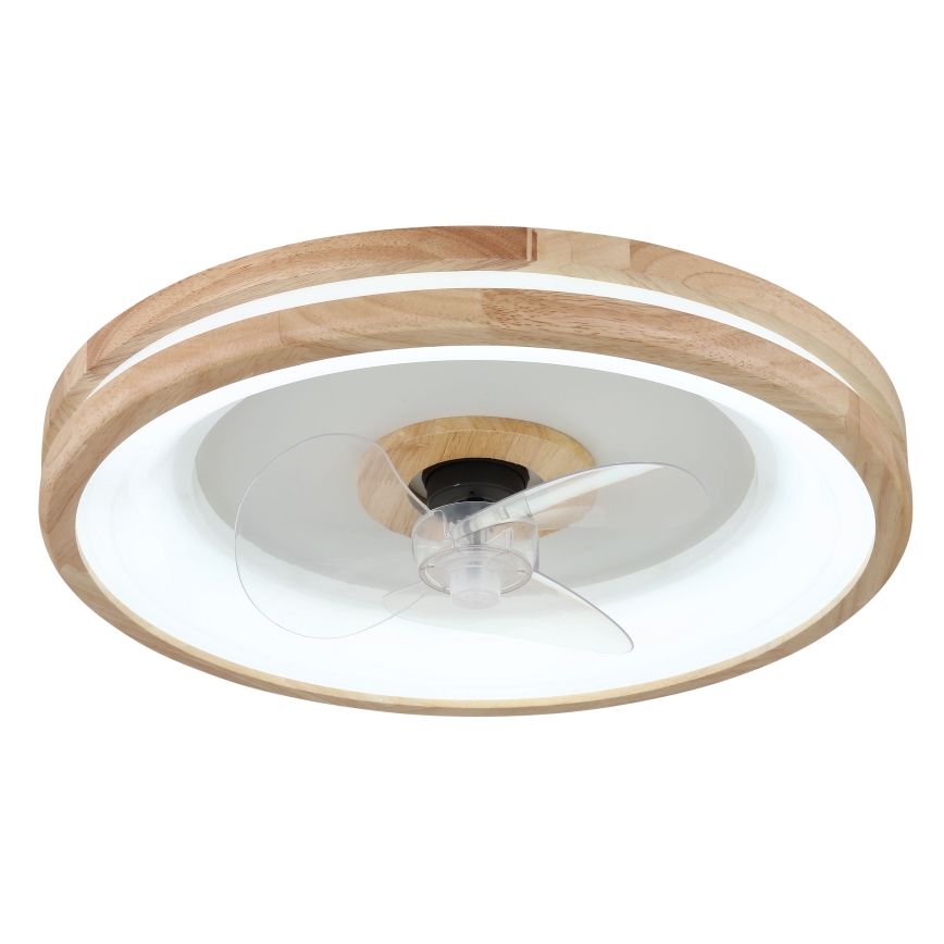 Globo - LED Loftlampe med ventilator dæmpbar LED/30W/230V 2700-6500K brun + fjernbetjening