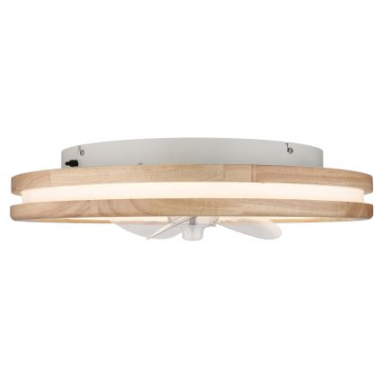 Globo - LED Loftlampe med ventilator dæmpbar LED/30W/230V 2700-6500K brun + fjernbetjening