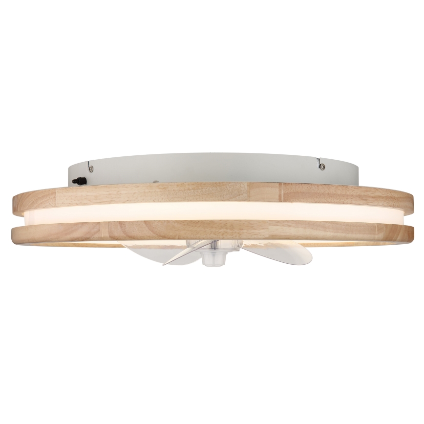 Globo - LED Loftlampe med ventilator dæmpbar LED/30W/230V 2700-6500K brun + fjernbetjening