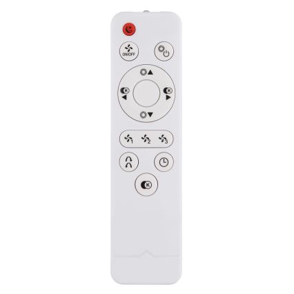Globo - LED Loftlampe med ventilator dæmpbar LED/30W/230V 2700-6500K sort + fjernbetjening