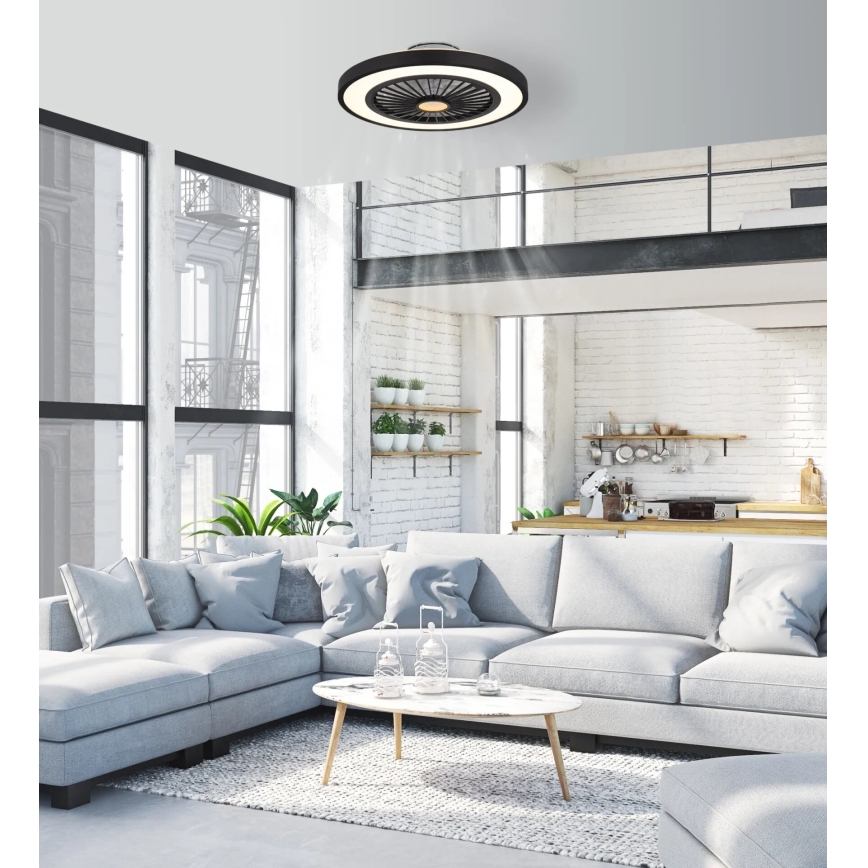 Globo - LED loftventilator dæmpbar LED/45W/230V 3000-6500K + fjernbetjening