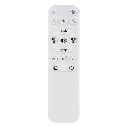Globo - LED loftventilator dæmpbar LED/40W/230V 3000-6500K + fjernbetjening
