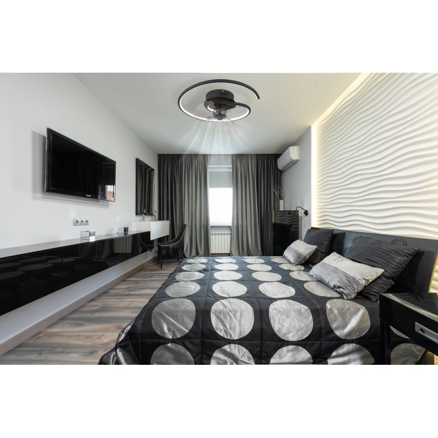 Globo - LED dæmpbar loftventilator LED/30W/230V 2700-6500K + fjernbetjening