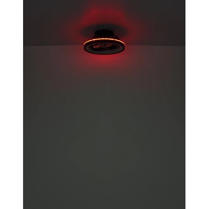 Globo - LED loftventilator m. RGB-farver dæmpbar LED/40W/230V 2700-6500K + fjernbetjening